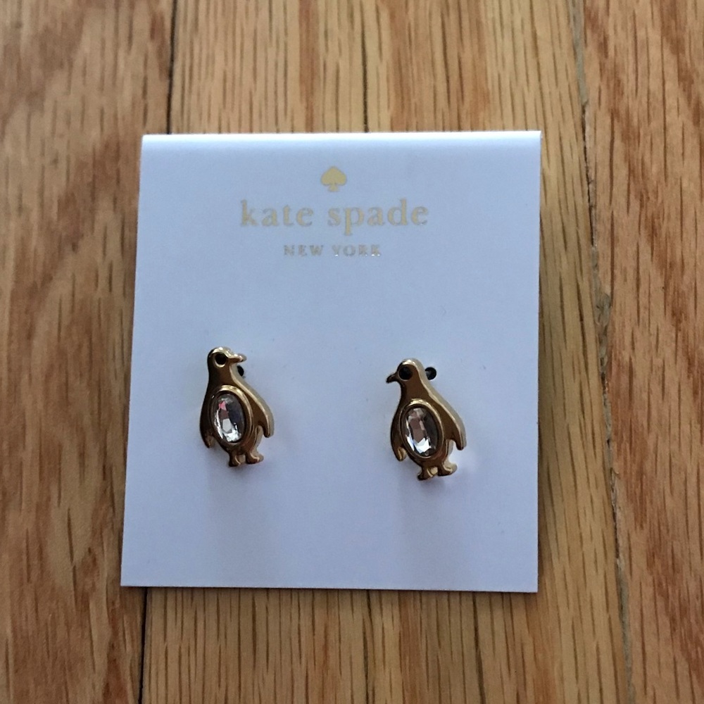 🐧KATE SPADE PENGUIN STUDS🐧